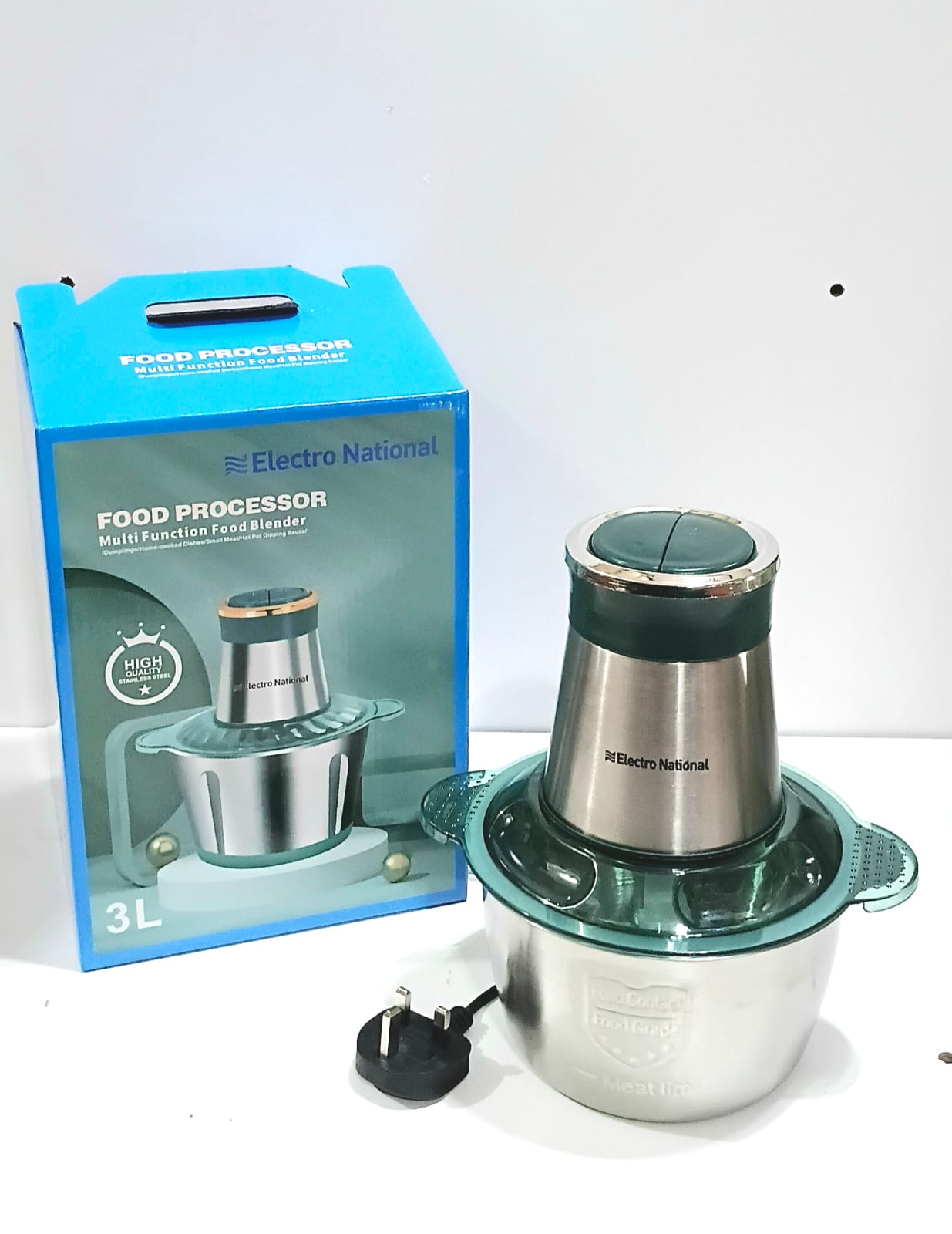 3L Multifunction Food Processor Electro National Brand